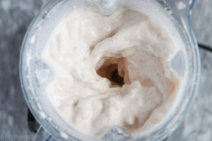 Organic Homemade Almond Milk in Blender