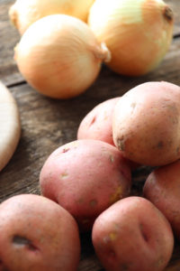 Organic Red Potatoes for Ab Ghoosht Recipe